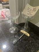 Set of Anniversary Wine Glasses