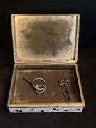 Inlaid Jewelry Box and Trinket Boxes