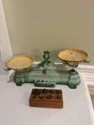 Vintage Scale and Brass Scale Weights