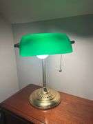 Brass Banker’s Lamp