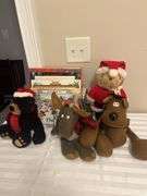 Christmas Books and Stuffies