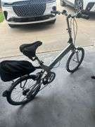 Halfway folding bicycle
