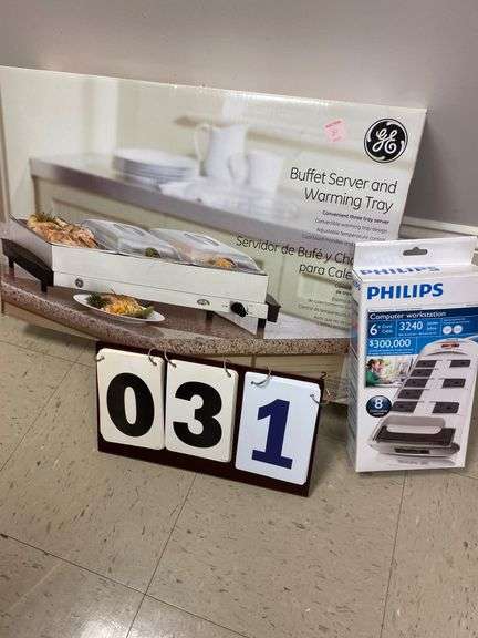 BUFFET SERVER AND PHILLIPS SURGE PROTECTOR image