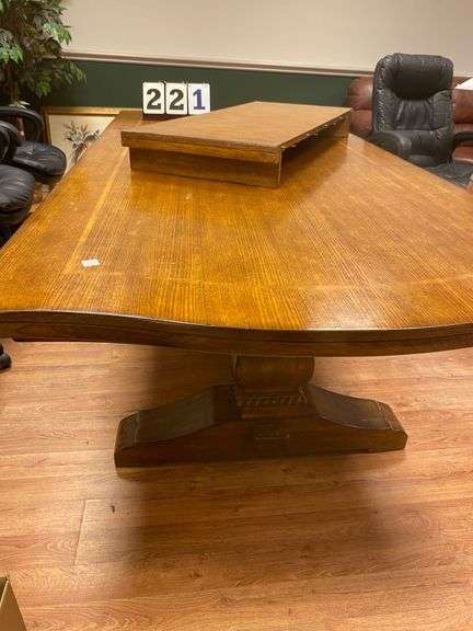 TWO LEAF DINIG TABLE - 44 BY 121 WITH LEAVES image