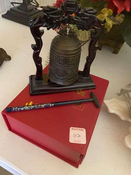 JAPANESE BRONZE BUDDHIST BELL image