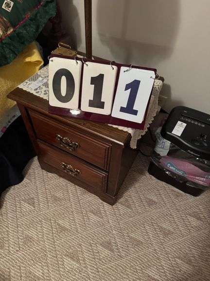NIGHT STAND IN LEFT BEDROOM - 17D BY 20W BY 22H