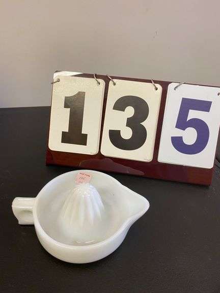 MILK GLASS JUICER image