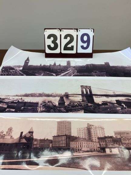 THREE PRINTS - 36 BY 10 image