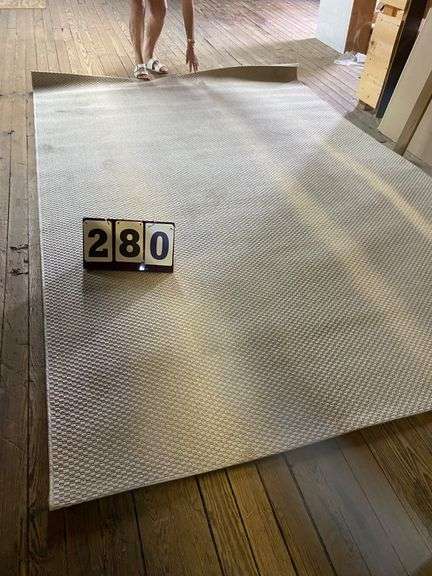 RUG WITH PAD - 117 BY 77 image