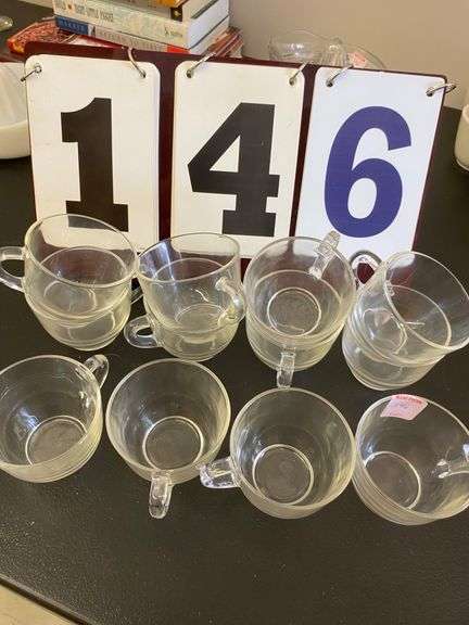 TWELVE GLASS CUPS image