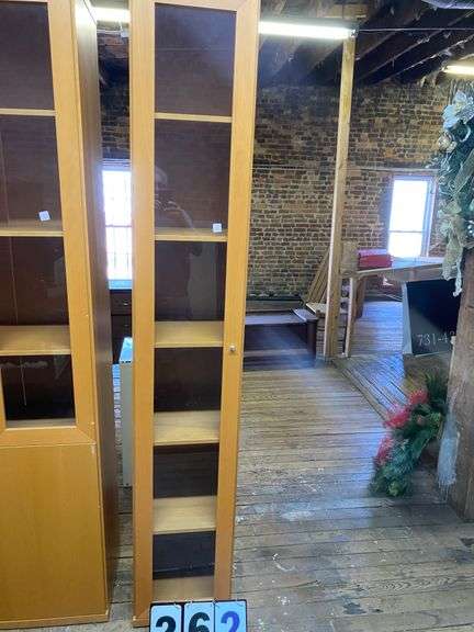 BOOK CASE CABINET - 86 BY 15 BY 16 image