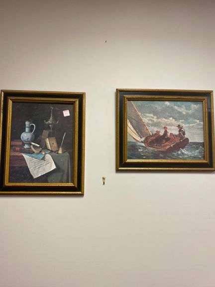 TWO PICTURES IN OFFICE image