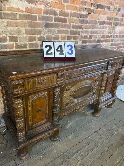 ORNATE BUFFET - 67 B6 38 BY 21 image