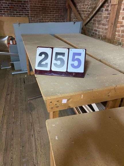 WORK TABLE - 8' BY 3' BY image
