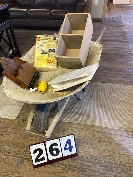 WHEEL BARROW WITH CONTENTS image