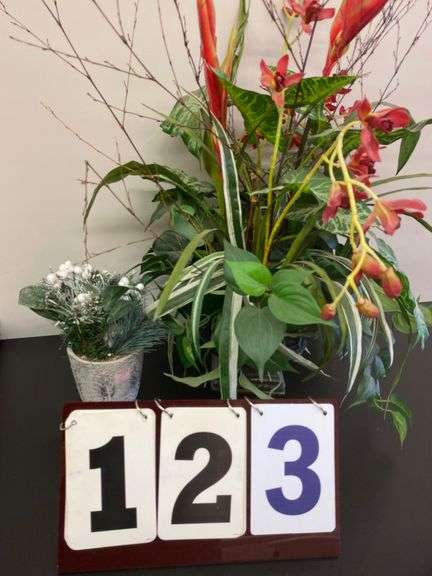 TWO ARTIFICIAL PLANTS image
