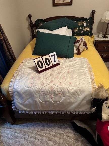 FULL BED IN LEFT BEDROOM