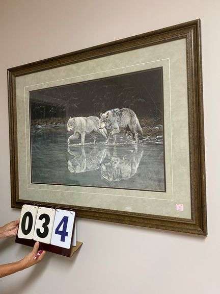 CHARLES FRACE COYOTE PRINT - 30 BY 40 image