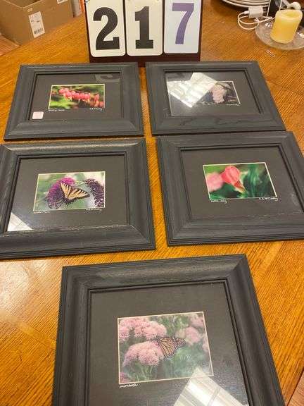 FIVE FLORAL PICTURES image