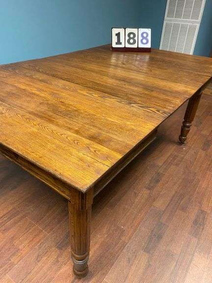 TABLE WITH 3 LEAVES - 42 BY 70 image