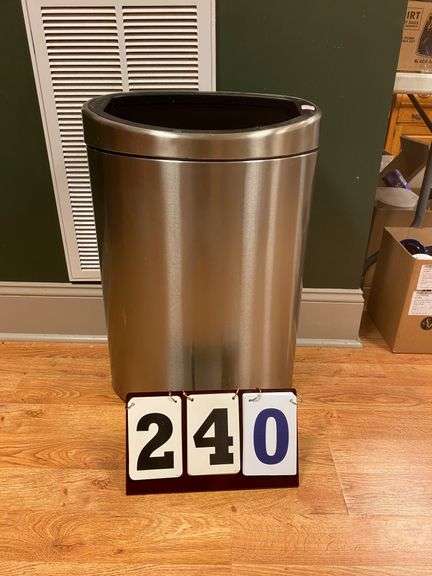 STAINLESS GARBAGE CAN - 27 HIGH image