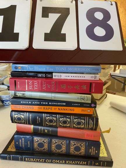 STACK OF 10 BOOKS image