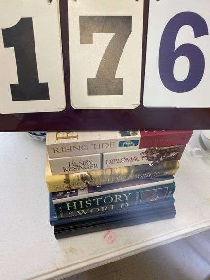 STACK OF 7 BOOKS image