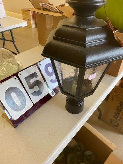 NEW POST LAMP - CAST ALUMINUM image