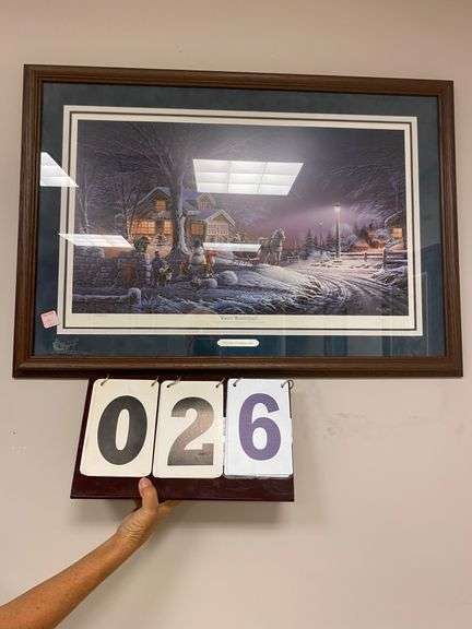 TERRY REDLIN "WINTER WONDERLAND" PRINT - 22 BY 32 image