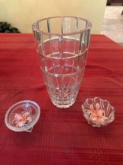 Crystal Vase, Candy Bowls