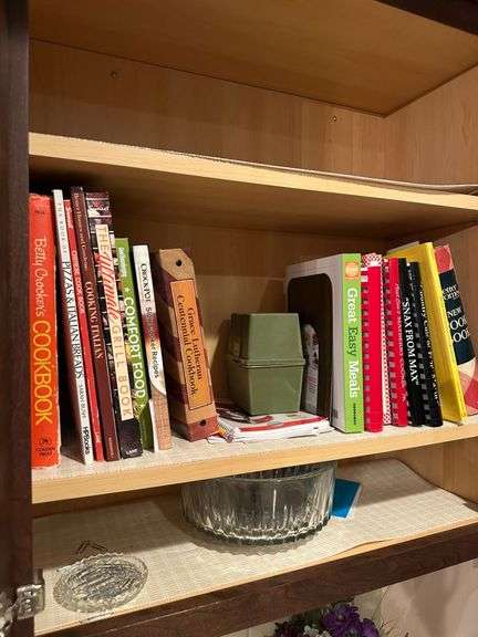 Cookbooks, Glass Bowls