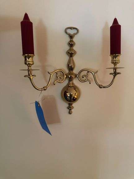 (2) Candle Sconces