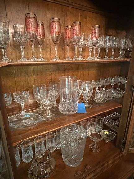 Glassware, Contents of China Cabinet