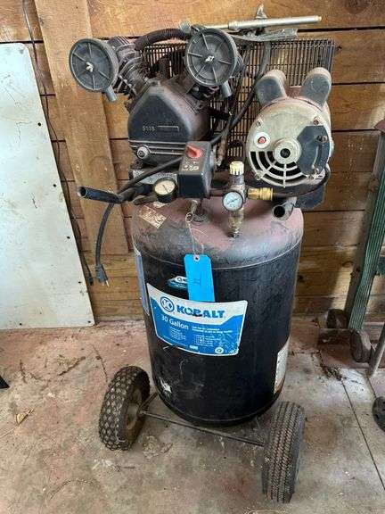 Kobalt 30 Gal. Upright Air Compressor, 110V image