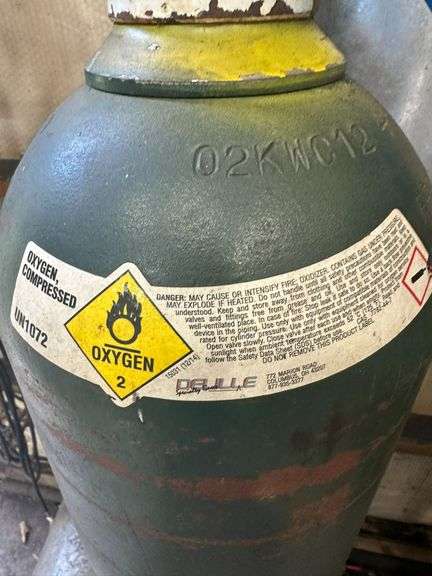 Welding Gas Cylinder Tank, oxygen, uk image