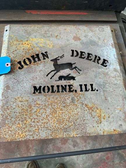 John Deere Metal Sign image