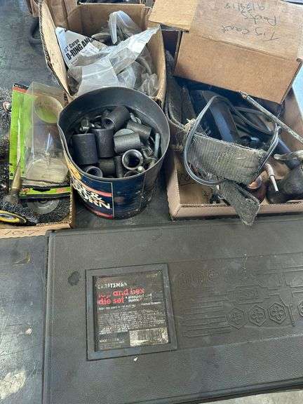 (5 boxes) Tap & Hex Drive Set, Wire Brushes, Misc. image