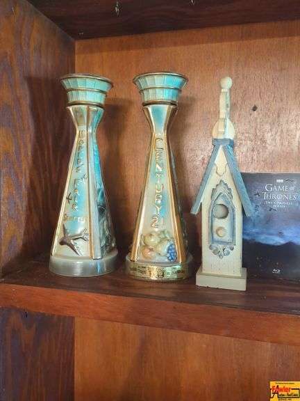 Bud Vases, Birdhouse, DVDs & Cowboy Statue image