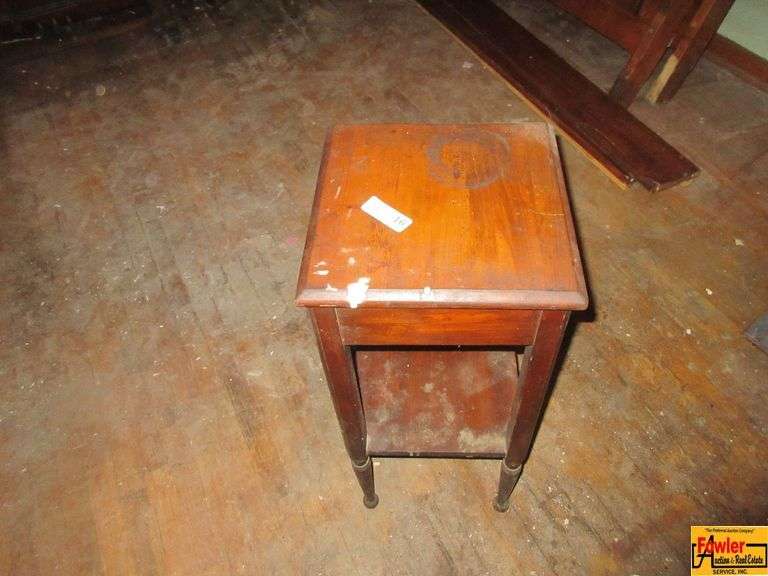 Wood Side Table image