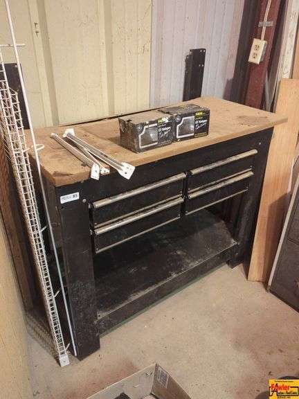 Workbench with Drawers and Contents image