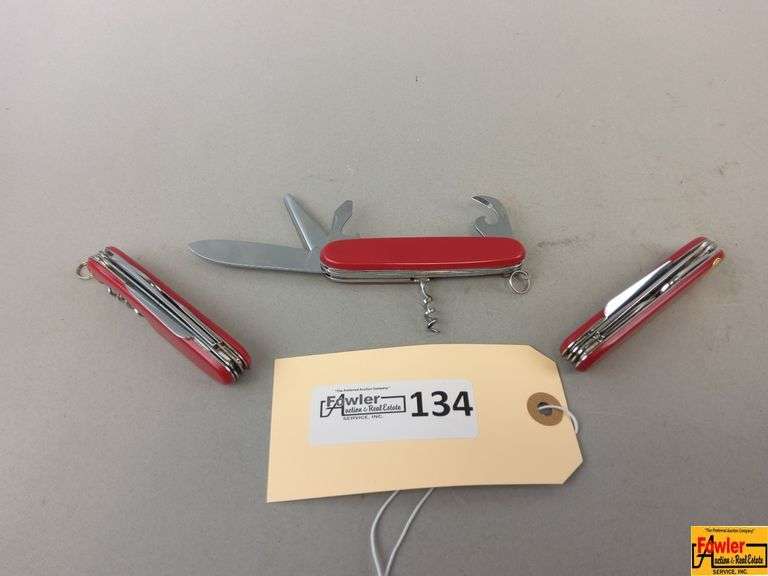 Lot of Three Multi-Tool Pocket Knives image