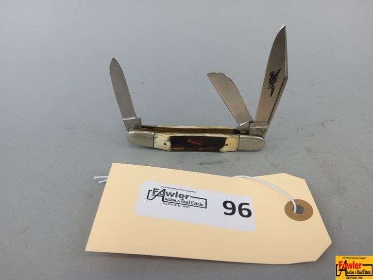 Vintage Style Three-Blade Pocket Knife Made in Japan image