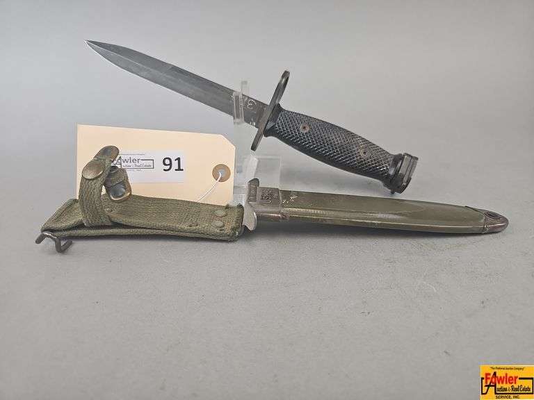 US M8A1 Bayonet and Scabbard image