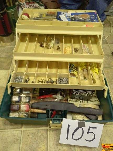 Tackle Box Filled With Fishing Lures & Accessories image