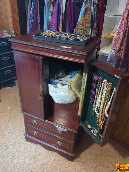Jewelry Cabinet & Contents image