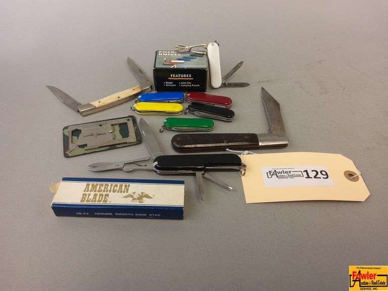 Lot of Multi-Tools and Pocket Knives image