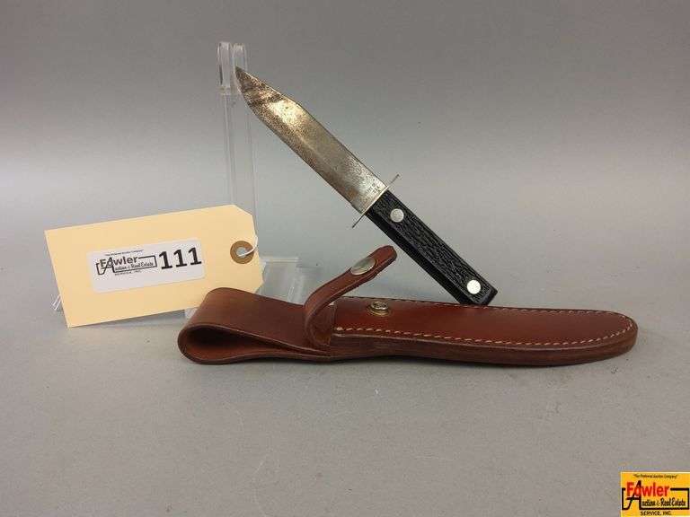 Providence Cutlery Co. U.S.A. Fixed Blade Knife with Sheath image