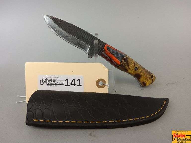 Custom Handmade Knife with Sheath image