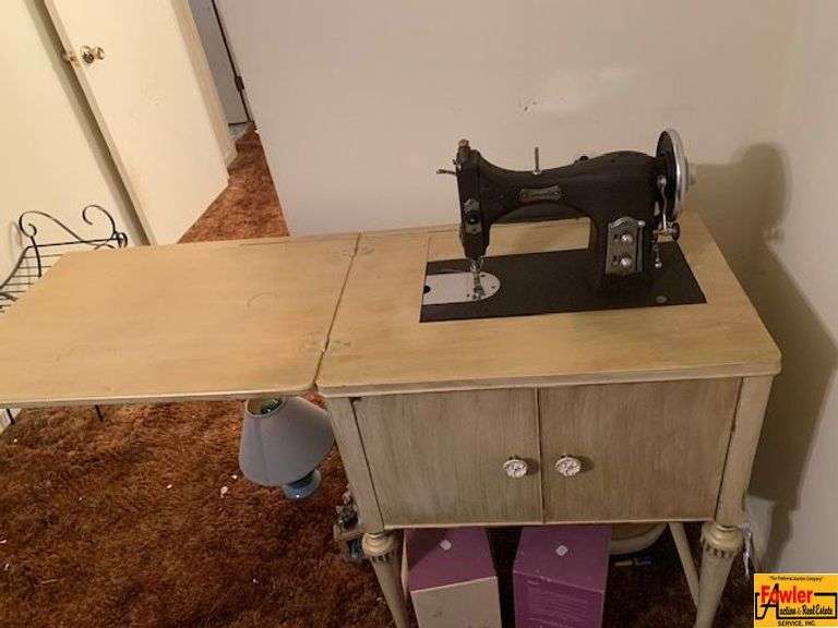 Vintage Domestic Sewing Machine & Supplies image