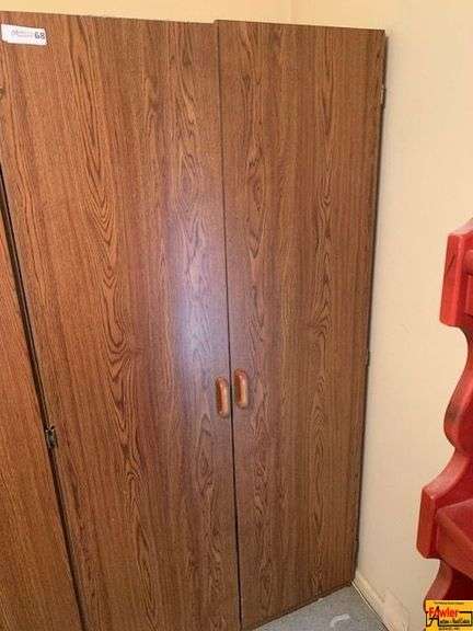 Wooden Cabinet & Contents image